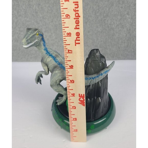 Jurassic Park World D Blue Velociraptor 3D Statue Nightlight Battery Powered 202 - Picture 11 of 11